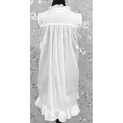 Victorian 100% Cotton Sleeveless Nightgown by SoieRose SR1166