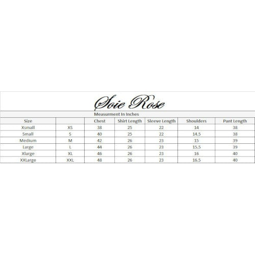 SoieRose Dark Pink 100% Silk Pajama Set – Luxurious Sleepwear - SR-1089