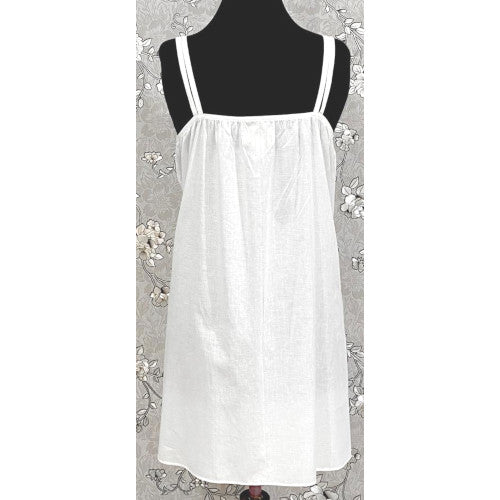 SoieRose Victorian 100% Cotton White Nightgown – Lace Trim - SR1159