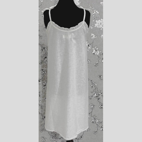 SoieRose Victorian Sleeveless Cotton Nightgown - SR-1085