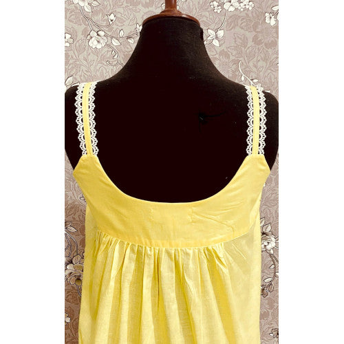 SoieRose Womens Victorian Cotton Nightgown with Lace Accents - SR-1091