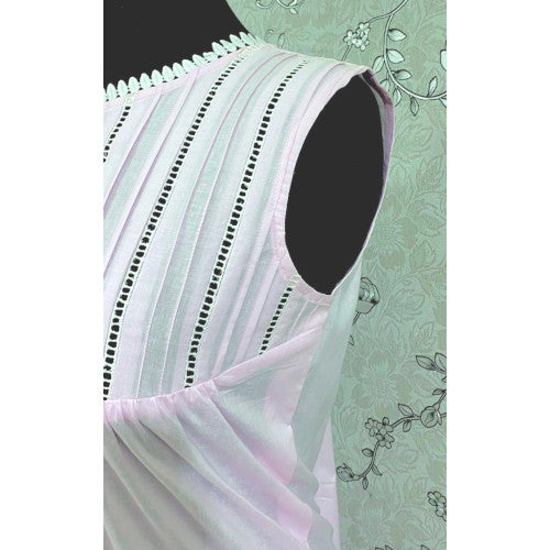 Victorian-Inspired 100% Cotton Nightgown by SoieRose - SR-1128 - Pink