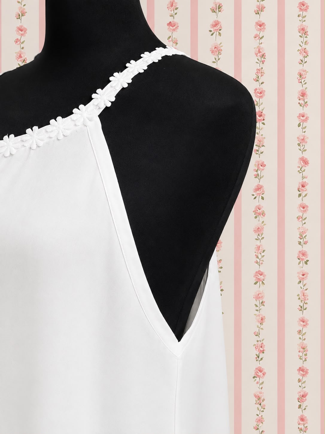 Victorian 100% Cotton Nightgown with Drawstring Neckline | Ruffle Hem | SoieRose SR1170