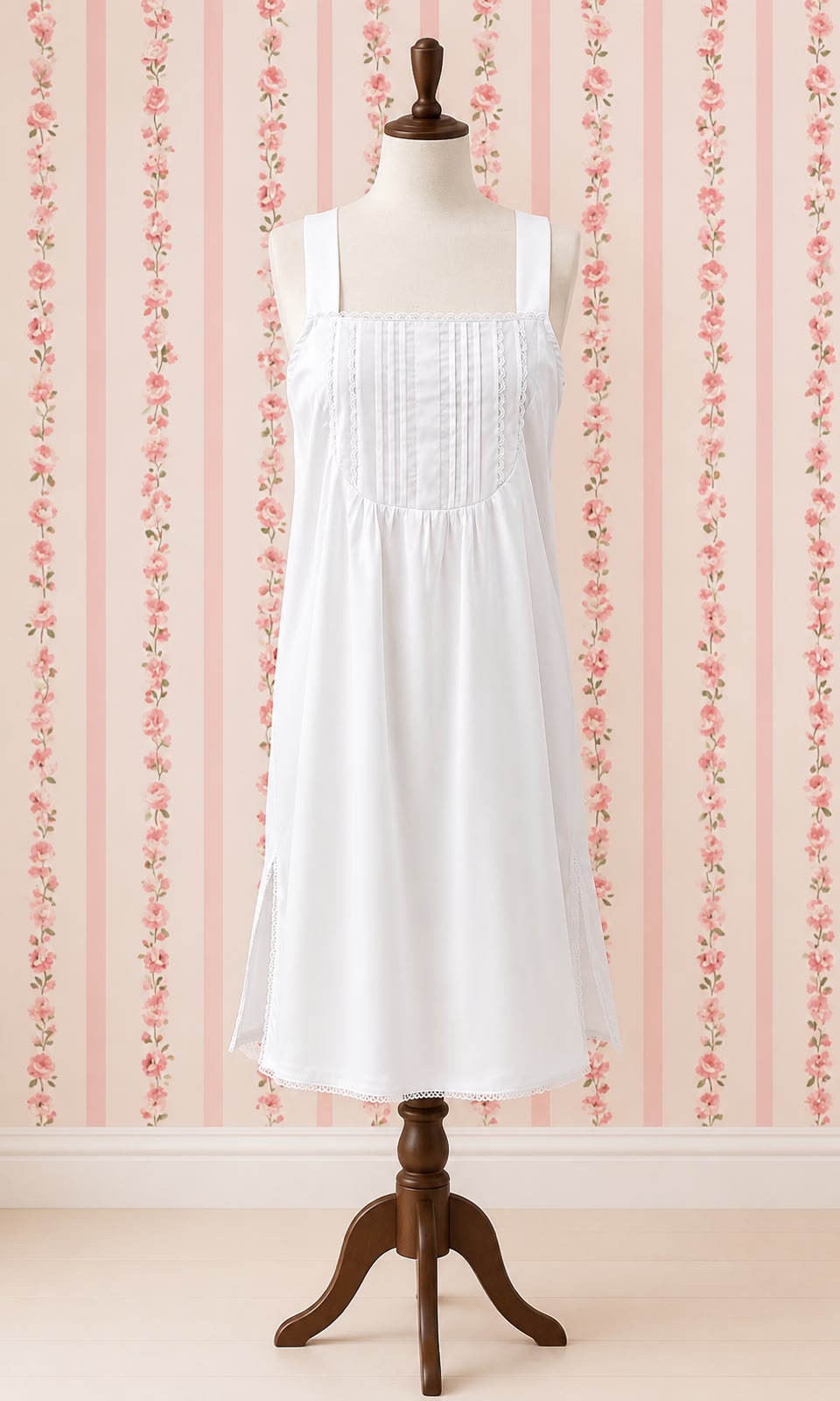 SoieRose 100% Cotton Victorian Vintage Inspired Nightgown SR-1280
