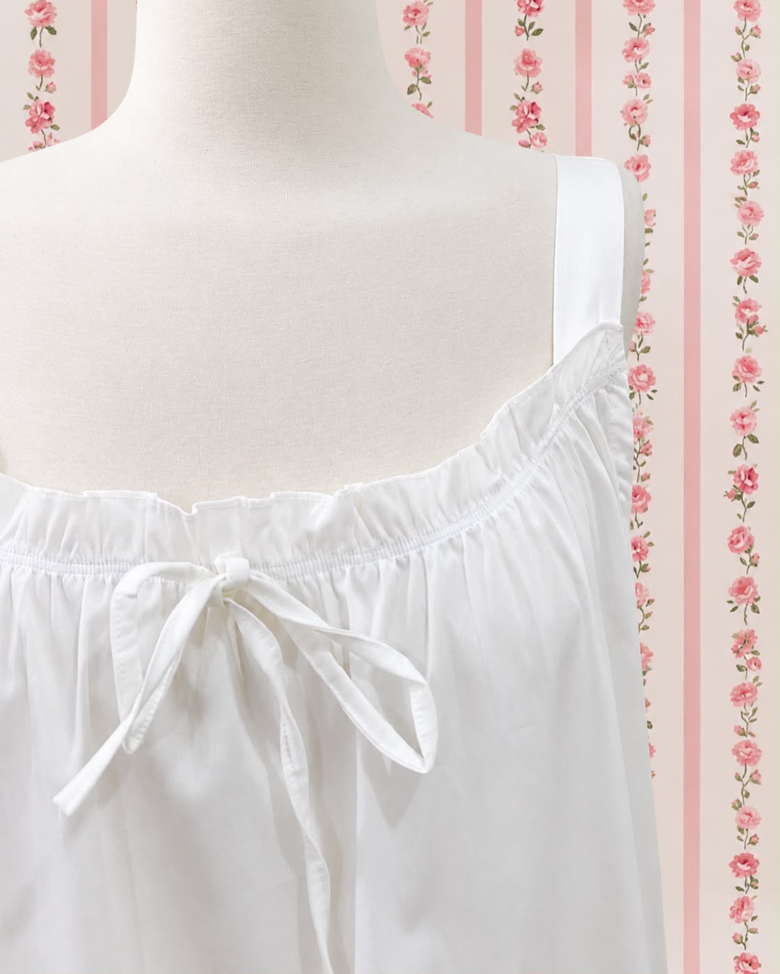 SoieRose 100% Cotton Victorian Cottagecore Nightgown SR-1284