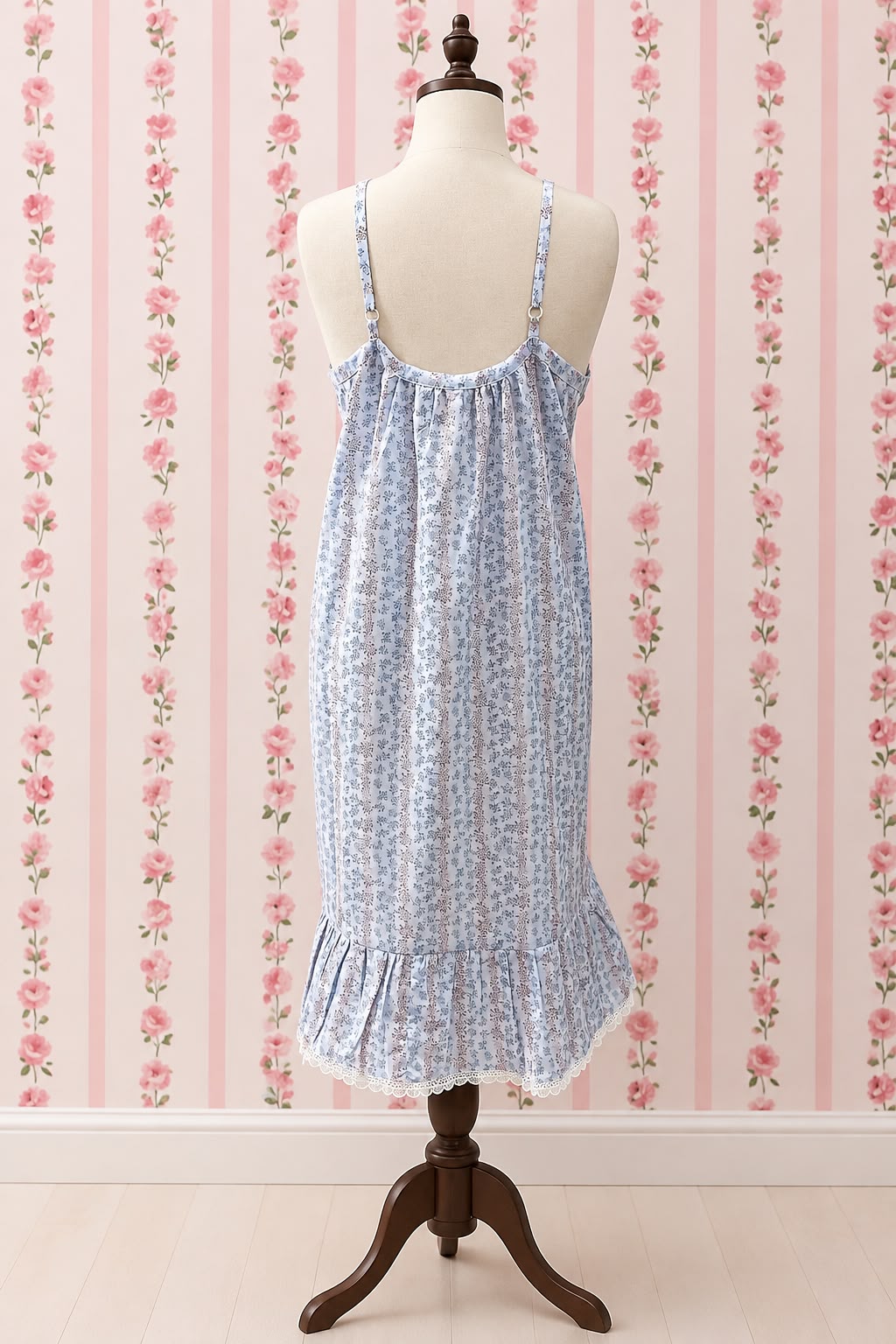 SoieRose 100% Vintage Cotton Victorian Nightgown - SR-1307