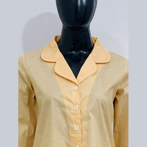SoieRose Women's Victorian Pajama Set – Pale Peach – 100% Cotton - SR1055