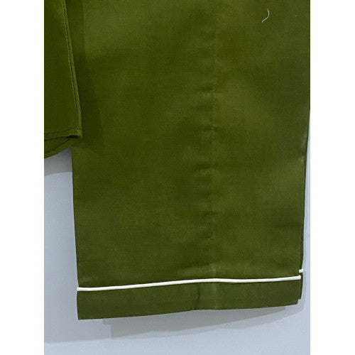 SoieRose Women's Victorian Pajama Set – Moss – 100% Cotton - SR1056