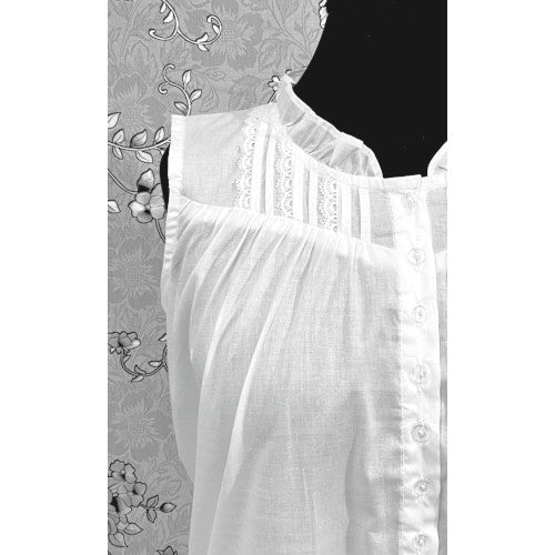 Victorian 100% Cotton Sleeveless Nightgown by SoieRose SR1166