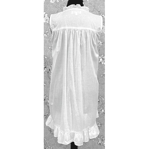 Victorian 100% Cotton Sleeveless Nightgown by SoieRose SR1166