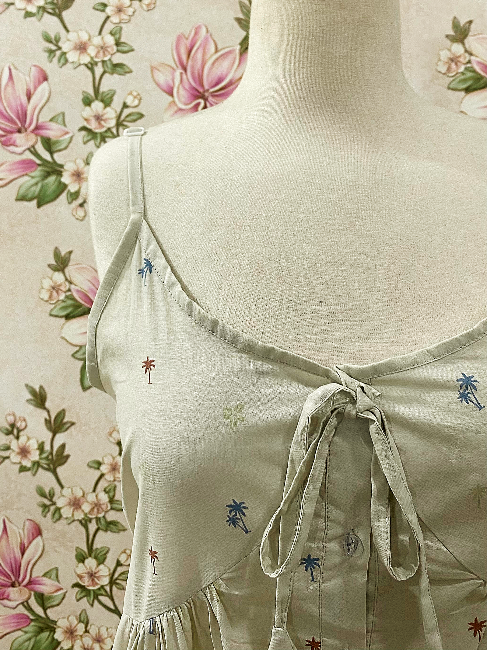 SoieRose 100% Cotton Victorian Cottagecore Vintage Nightgown - SR-1305