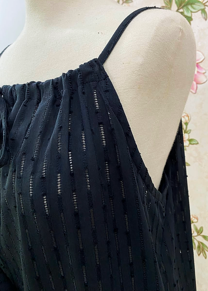 SoieRose 100% Cotton Victorian Vintage Sleeveless Cottagecore Nightgown - SR1286