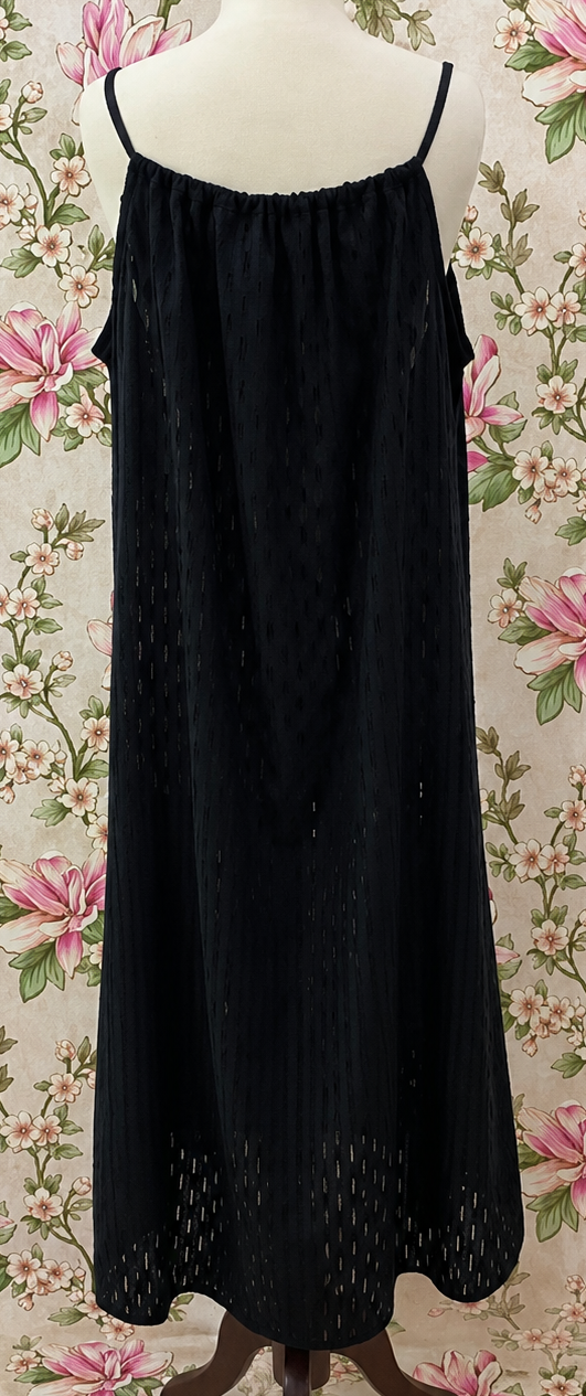 SoieRose 100% Cotton Victorian Vintage Sleeveless Cottagecore Nightgown - SR1286