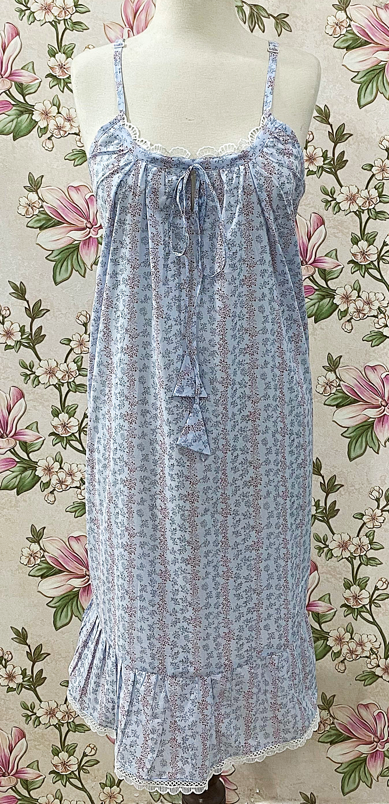 SoieRose 100% Vintage Cotton Victorian Nightgown - SR-1307