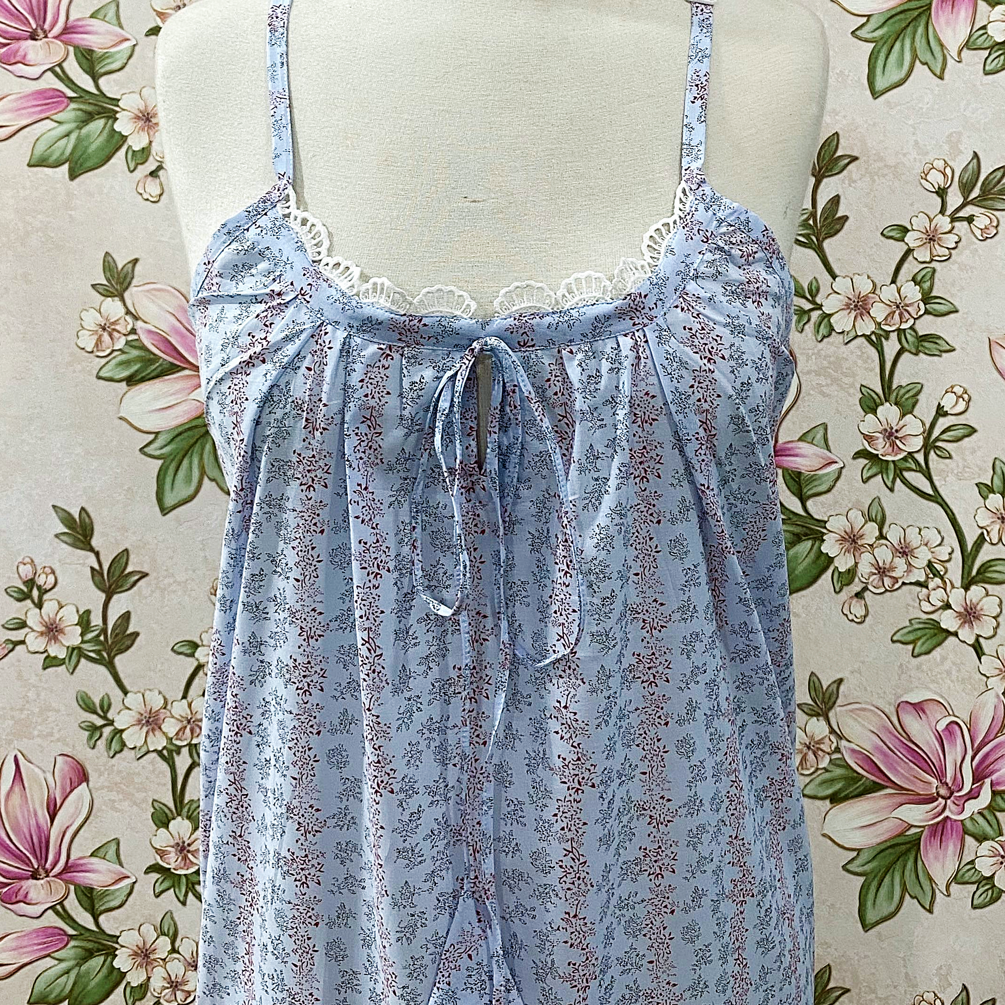 SoieRose 100% Vintage Cotton Victorian Nightgown - SR-1307