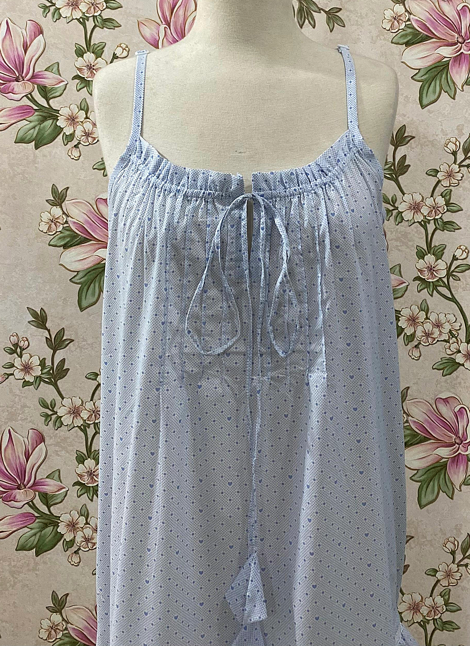 SoieRose 100% Vintage Cotton Victorian Cottagecore Nightgown - SR-1308