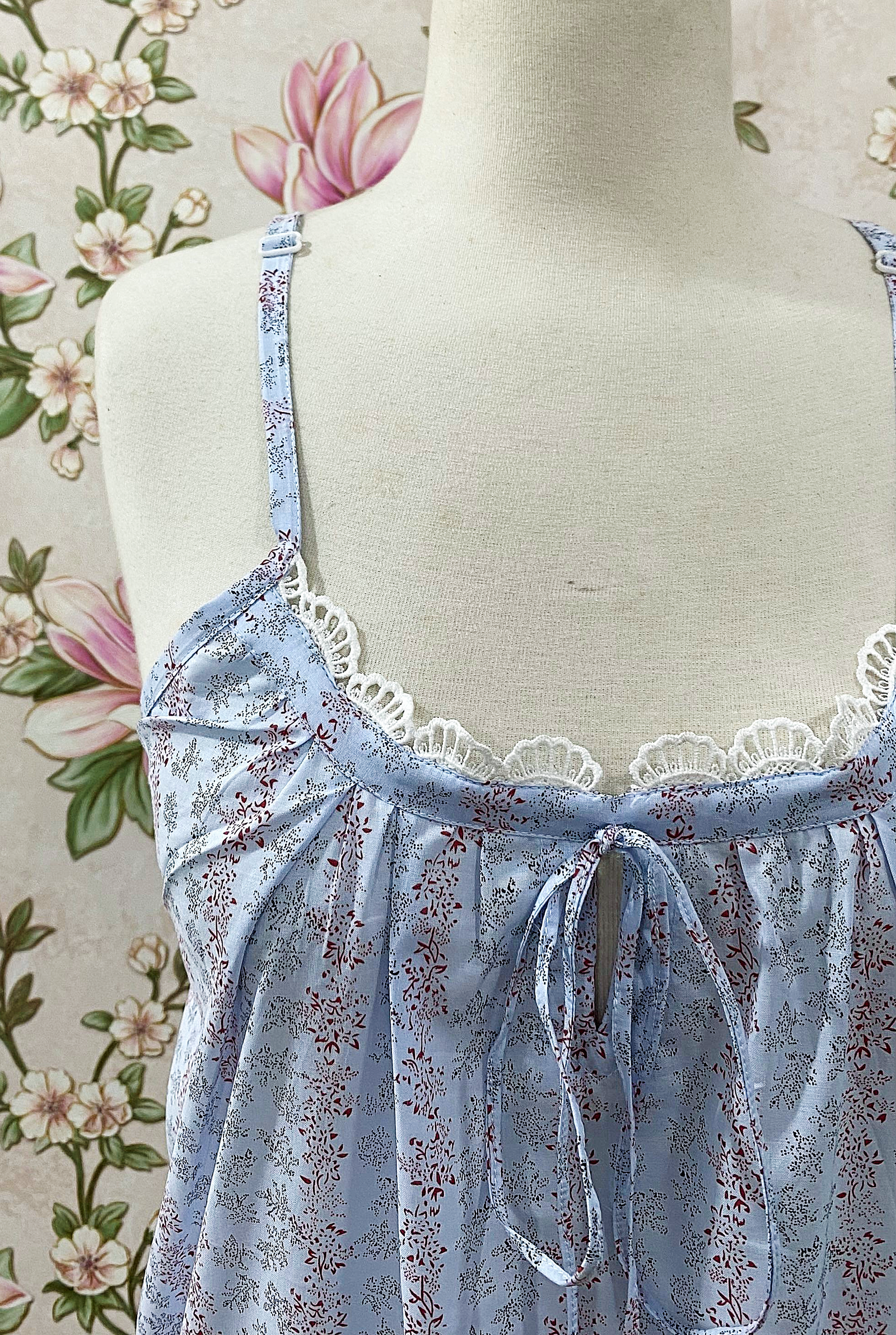 SoieRose 100% Vintage Cotton Victorian Nightgown - SR-1307