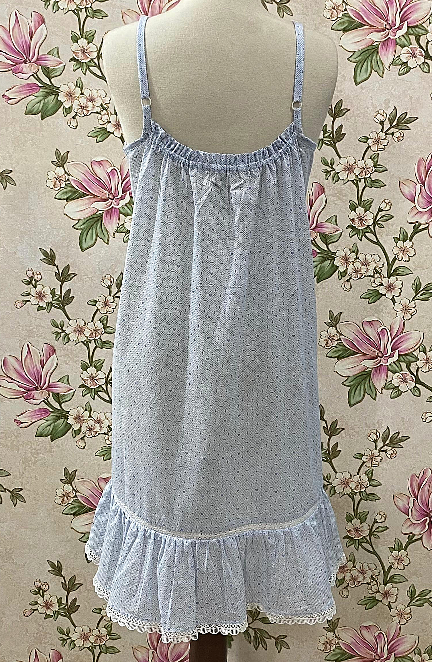 SoieRose 100% Vintage Cotton Victorian Cottagecore Nightgown - SR-1308