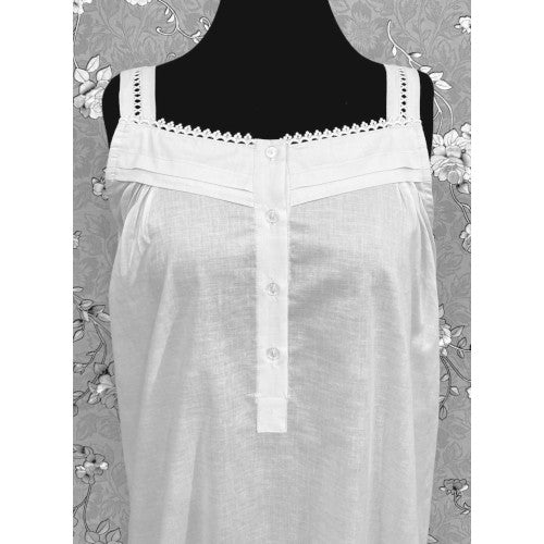 SoieRose Sleek 100% Cotton Victorian Nightgown – SR1117