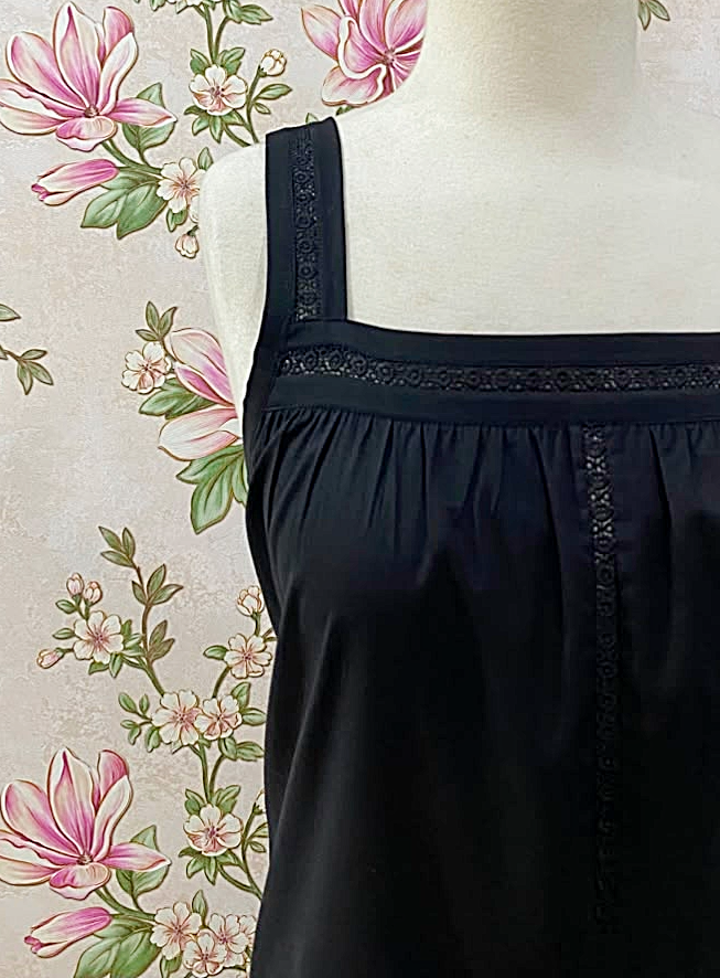 SoieRose 100% Cotton Vintage-Inspired Victorian Nightgown - Maxi Nightgown - SR-1331