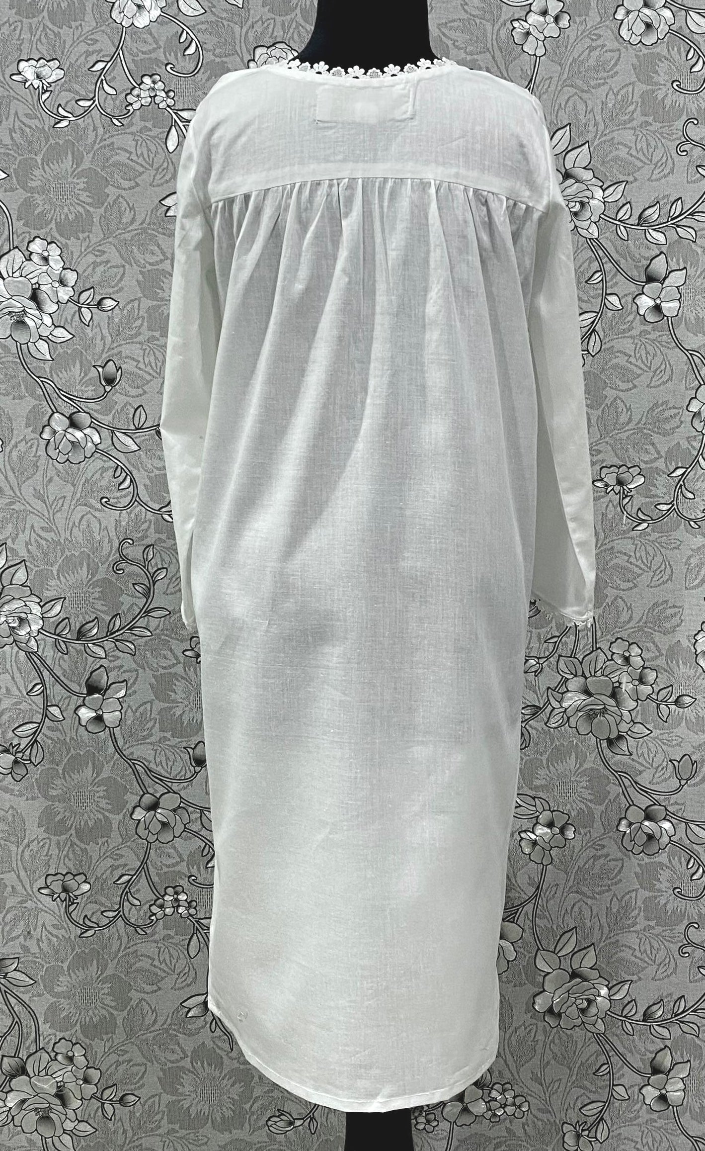 SoieRose Girls Long Sleeve Victorian Cotton Heirloom Dress – SR-1239