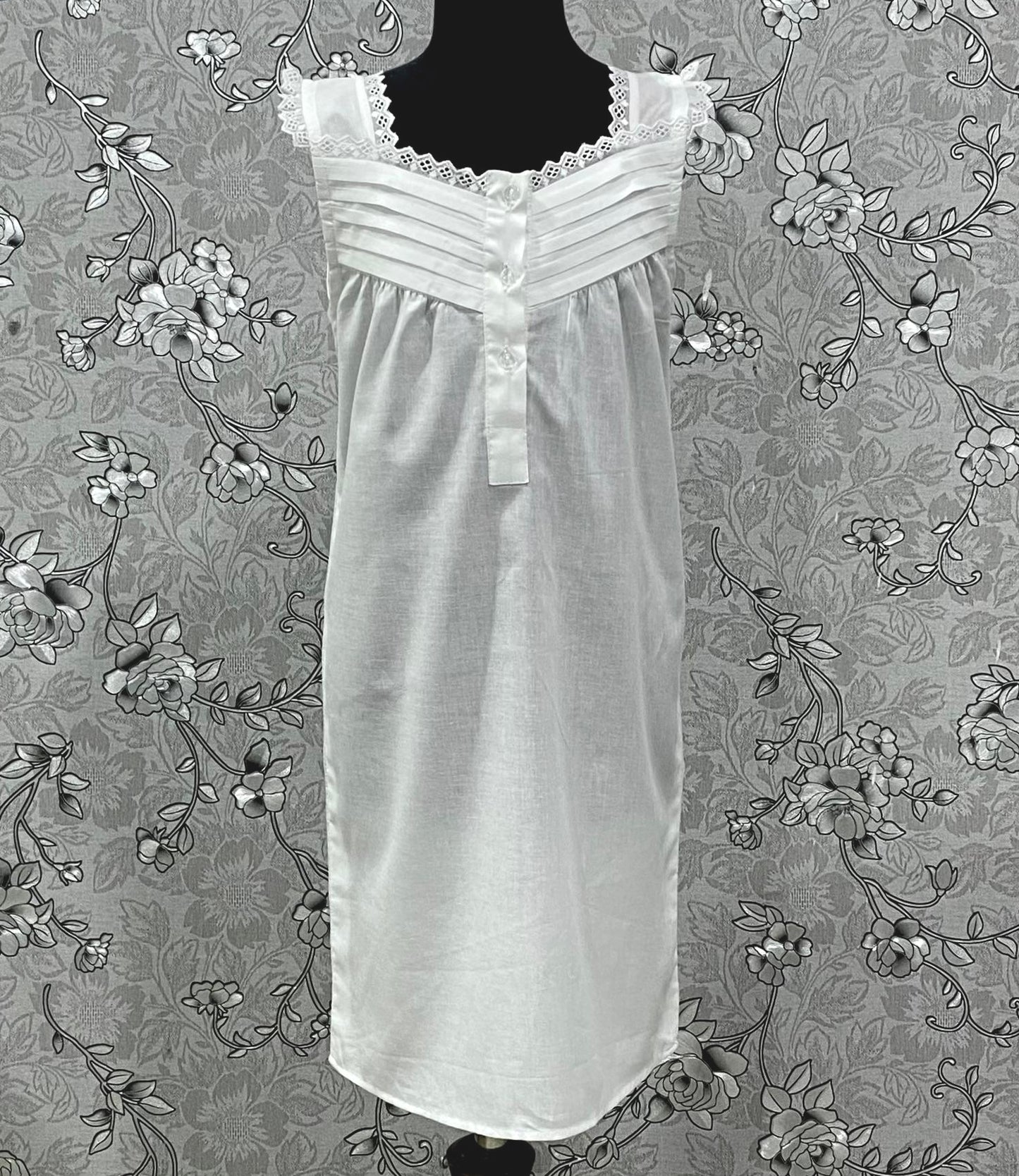 SoieRose Girls Victorian 100% Cotton Nightgown | Heirloom Lace Sleepwear | Ages 0–10 - SR-1234