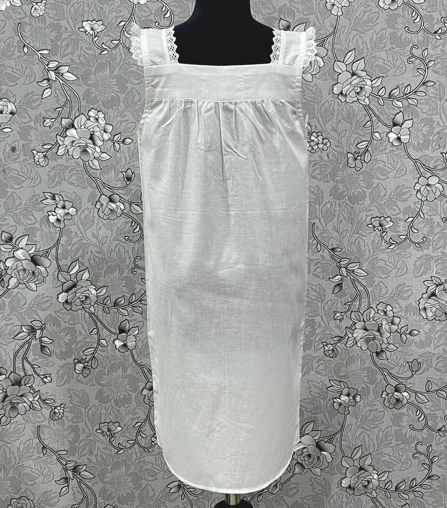 SoieRose Girls Victorian 100% Cotton Nightgown | Heirloom Lace Sleepwear | Ages 0–10 - SR-1234