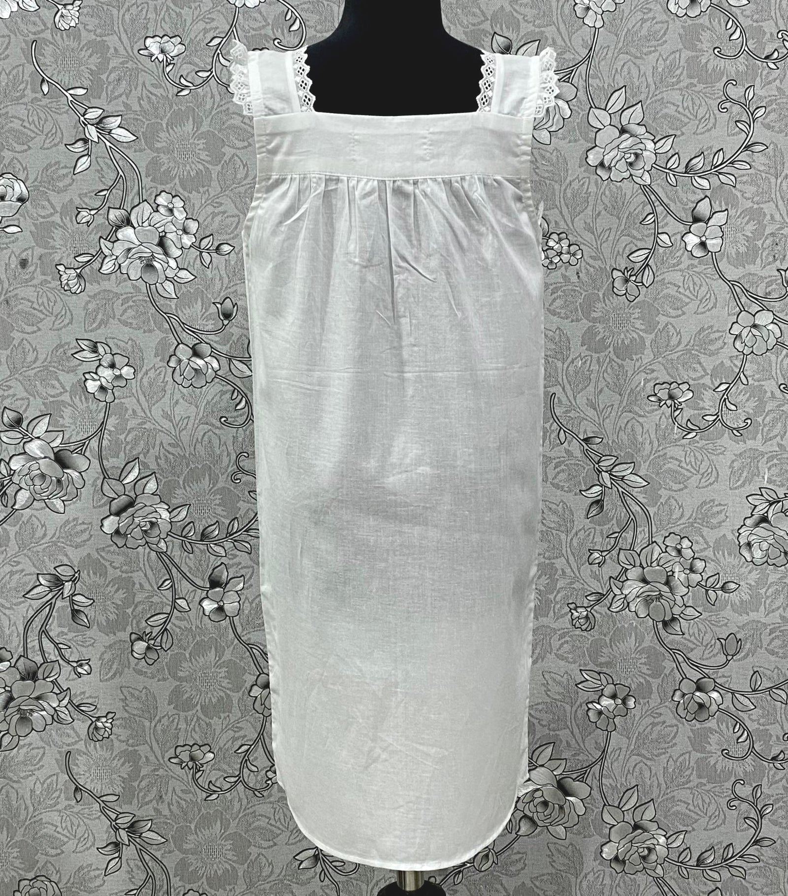 SoieRose Girls Victorian 100% Cotton Nightgown | Heirloom Lace Sleepwear | Ages 0–10 - SR-1234