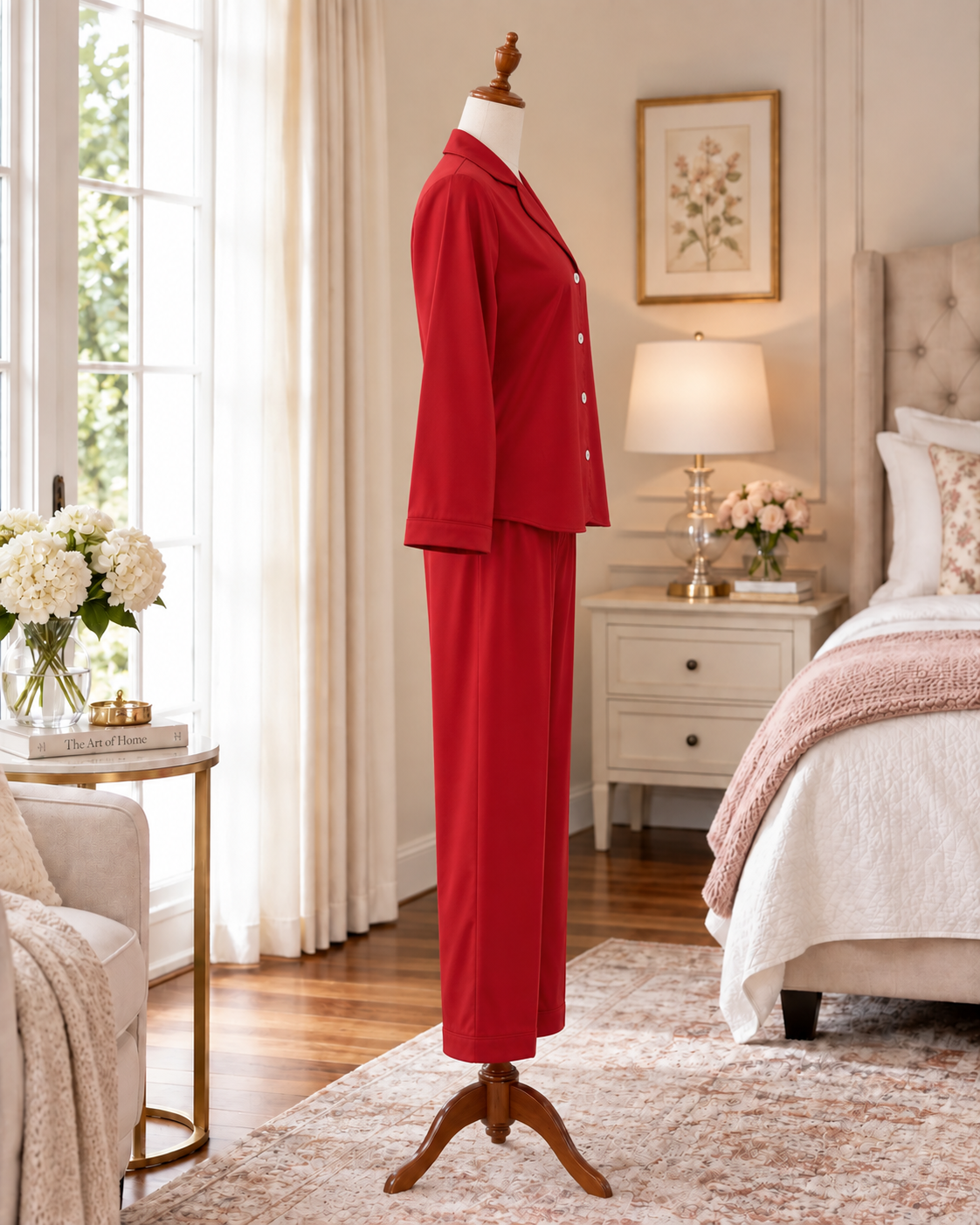 SoieRose 100% Cotton Classic Cotton Pajama Set for Women - SR-1343