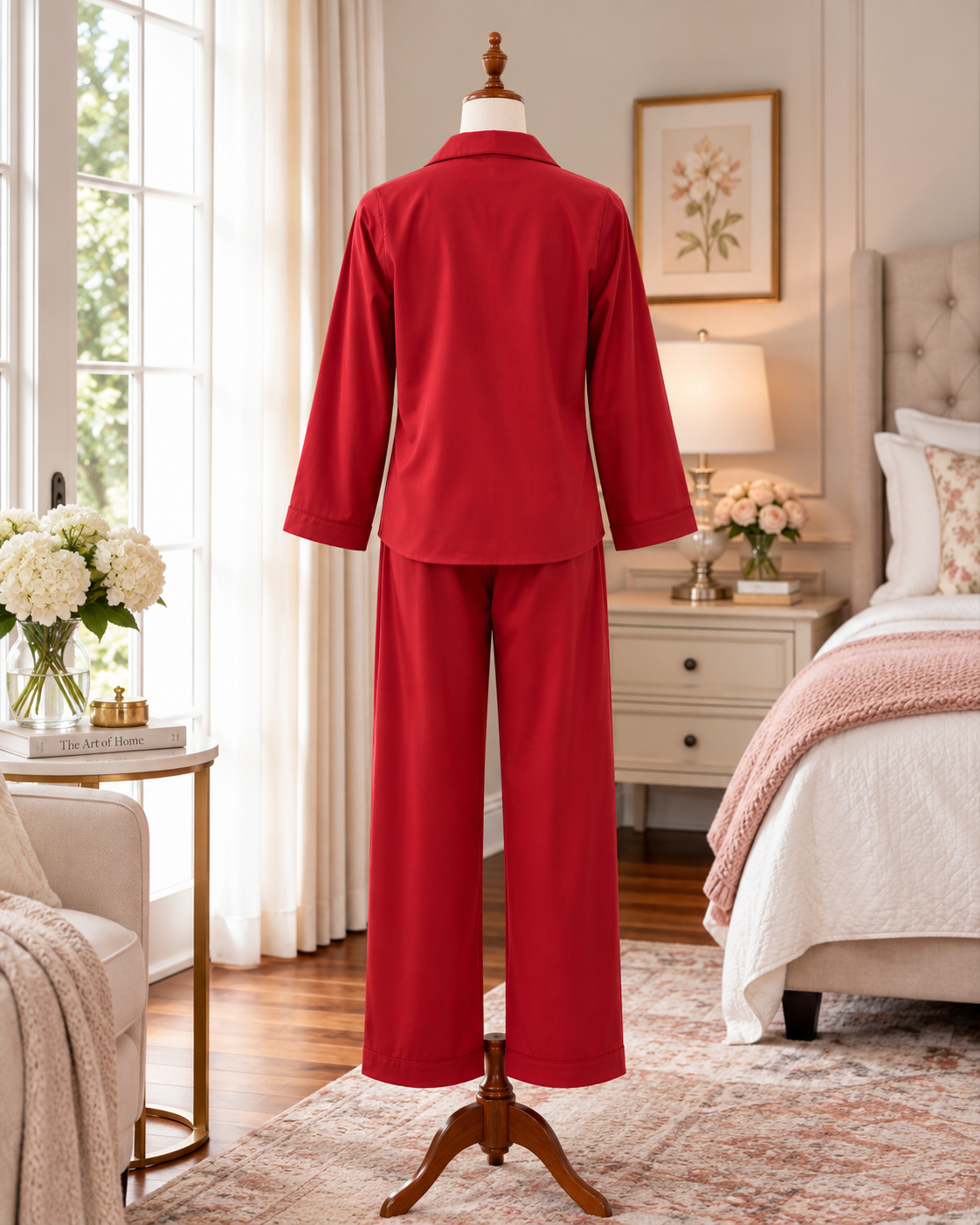 SoieRose 100% Cotton Classic Cotton Pajama Set for Women - SR-1343