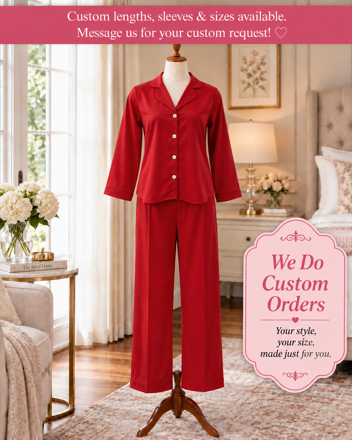 SoieRose 100% Cotton Classic Cotton Pajama Set for Women - SR-1343