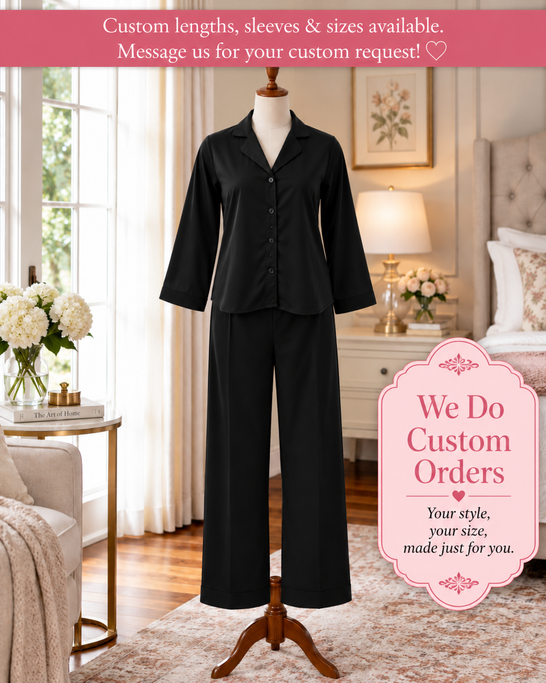 SoieRose 100% Cotton Classic Cotton Pajama Set for Women - SR-1343