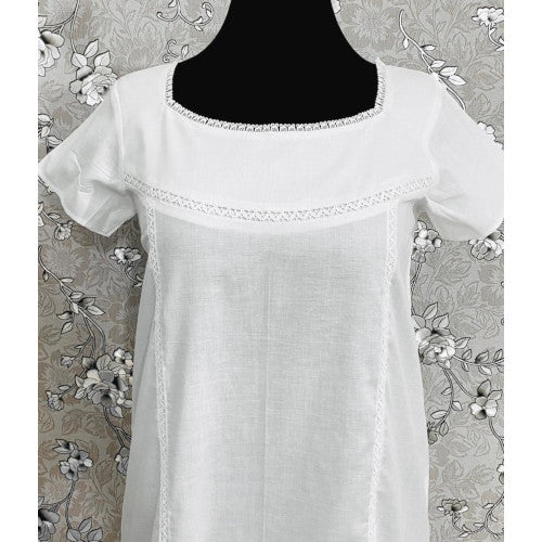 SoieRose SR1092 Women's Sleek Fit 100% Cotton Nightgown