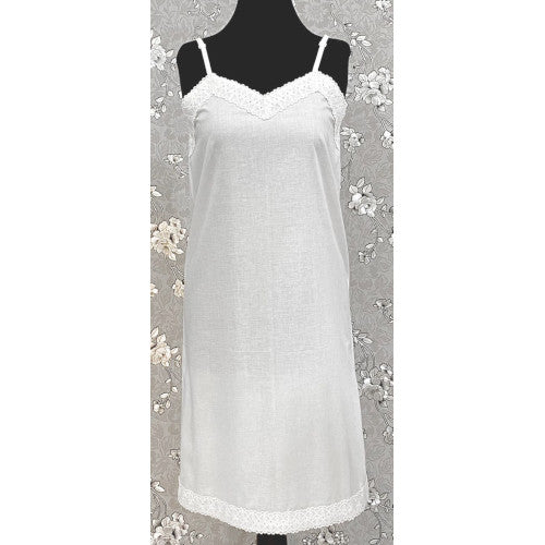 SoieRose Victorian 100% Cotton Nightgown with Embroidered Lace Trim - SR1153