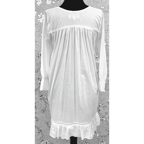 SoieRose Victorian Long Sleeve 100% Cotton Nightgown – SR1165