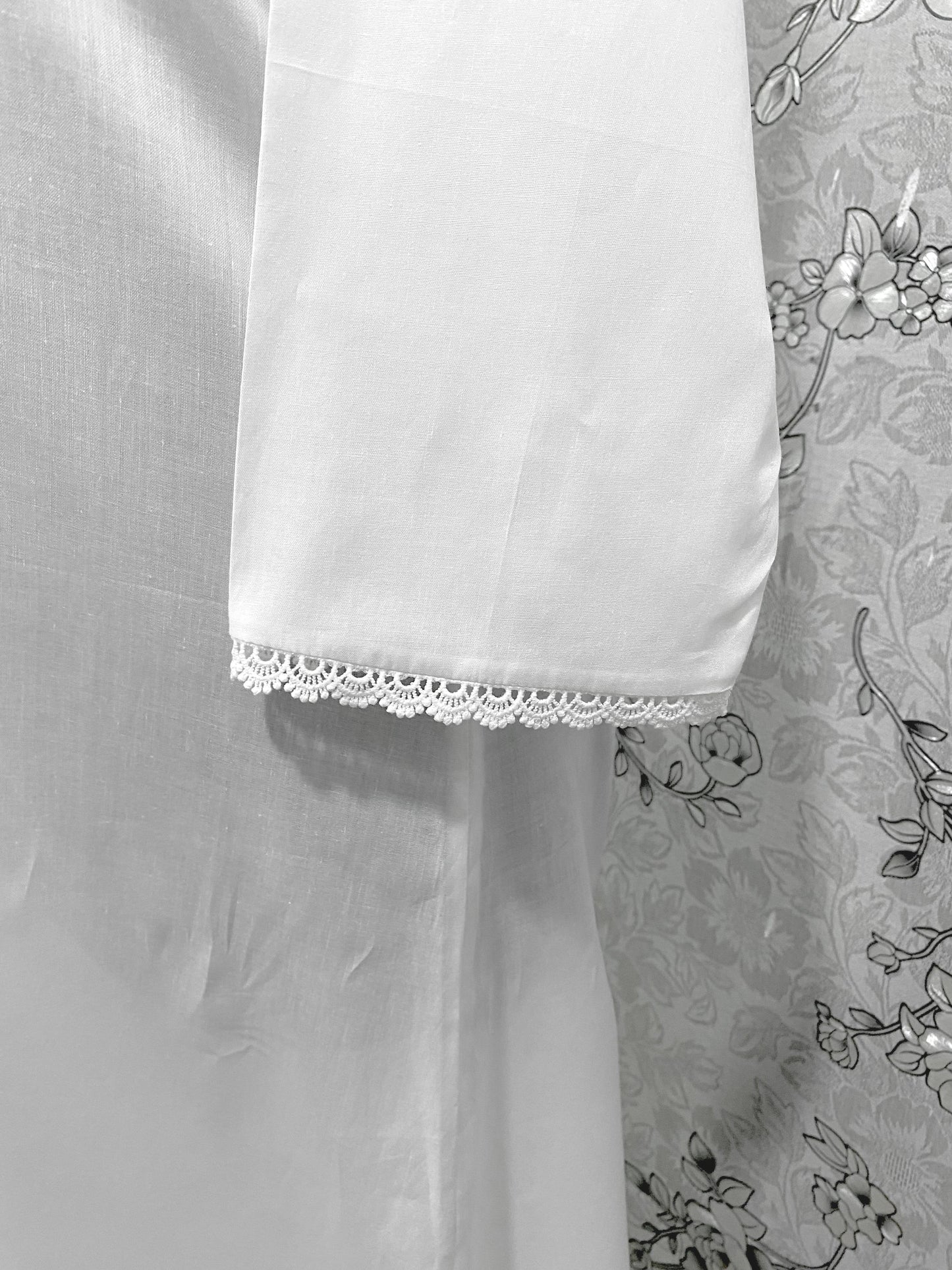 SoieRose 100% Cotton Victorian Nightgown with Button Front & Lace Trim – SR-1232