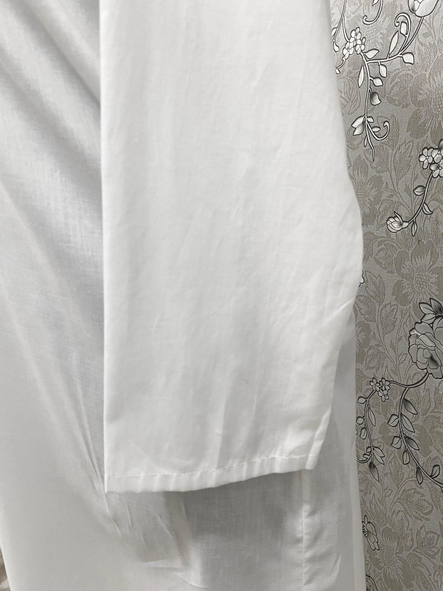 SoieRose White Victorian Cotton Nightgown – SR-1192 – Long Sleeve Sleepwear with Lace Trim and Button Front
