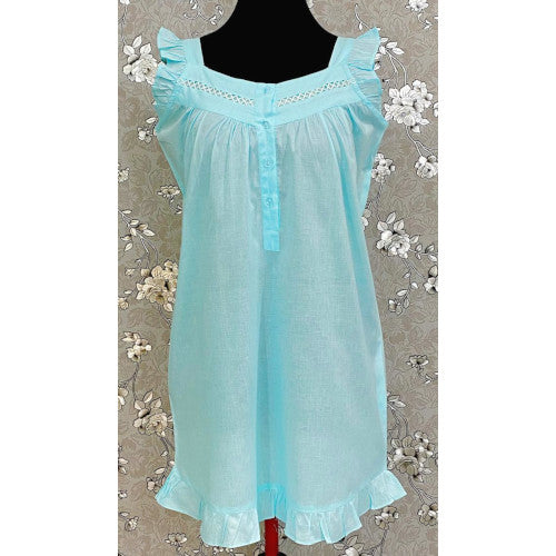 SoieRose Women's Celeste Victorian Nightgown – 100% Cotton - SR1114