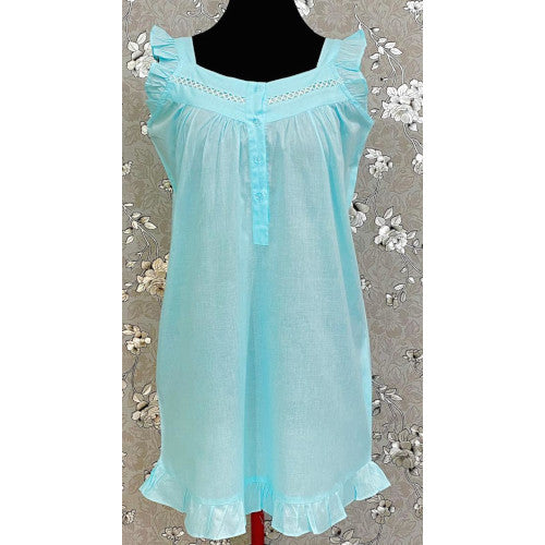 SoieRose Women's Celeste Victorian Nightgown – 100% Cotton - SR1114