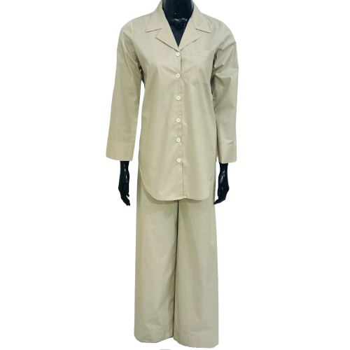 SoieRose Women's Pajama Set – 100% Cotton in Cloud Grey - SR1059