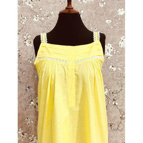 SoieRose Womens Victorian Cotton Nightgown with Lace Accents - SR-1091