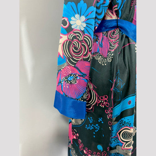 Soierose Beautiful Satin Silk Printed Robe - SR-1005