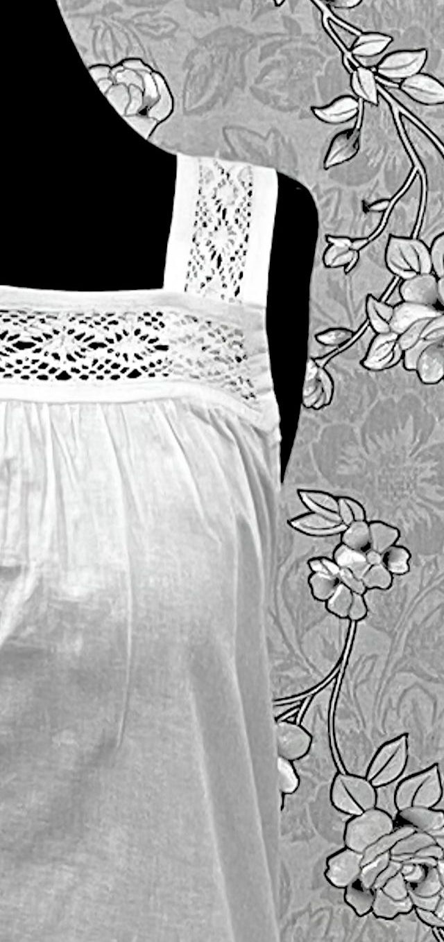 Victorian White 100% Cotton Nightgown – SR-1217 by SoieRose