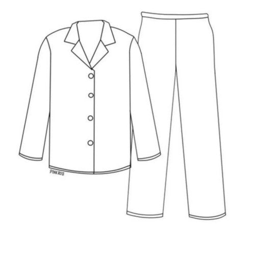 Soierose Women White Victorian 100% Cotton Pajama Set - SR 1046